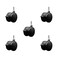 Service Caster 2'' Black Floor Safe Twin Wheel Casters with Brakes 5/16 Thread Stem, 5PK SCC-TS02S50-TPR-BLK-B-5161810-5 - alternate 1
